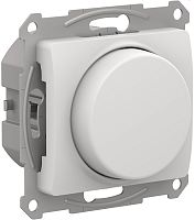 Светорегулятор поворотно-нажимной без рамки Systeme Electric Glossa 5-315Вт белый картинка